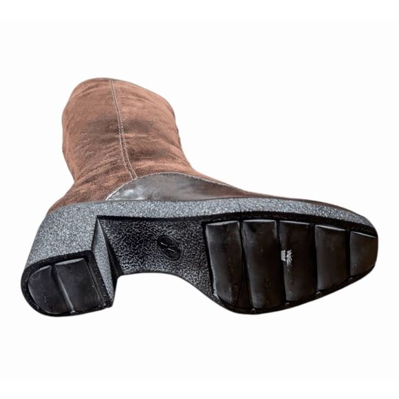 COLE HAAN Air G-Series Waterproof Leather Fur Lined Boots Size 6B - Picture 7 of 8